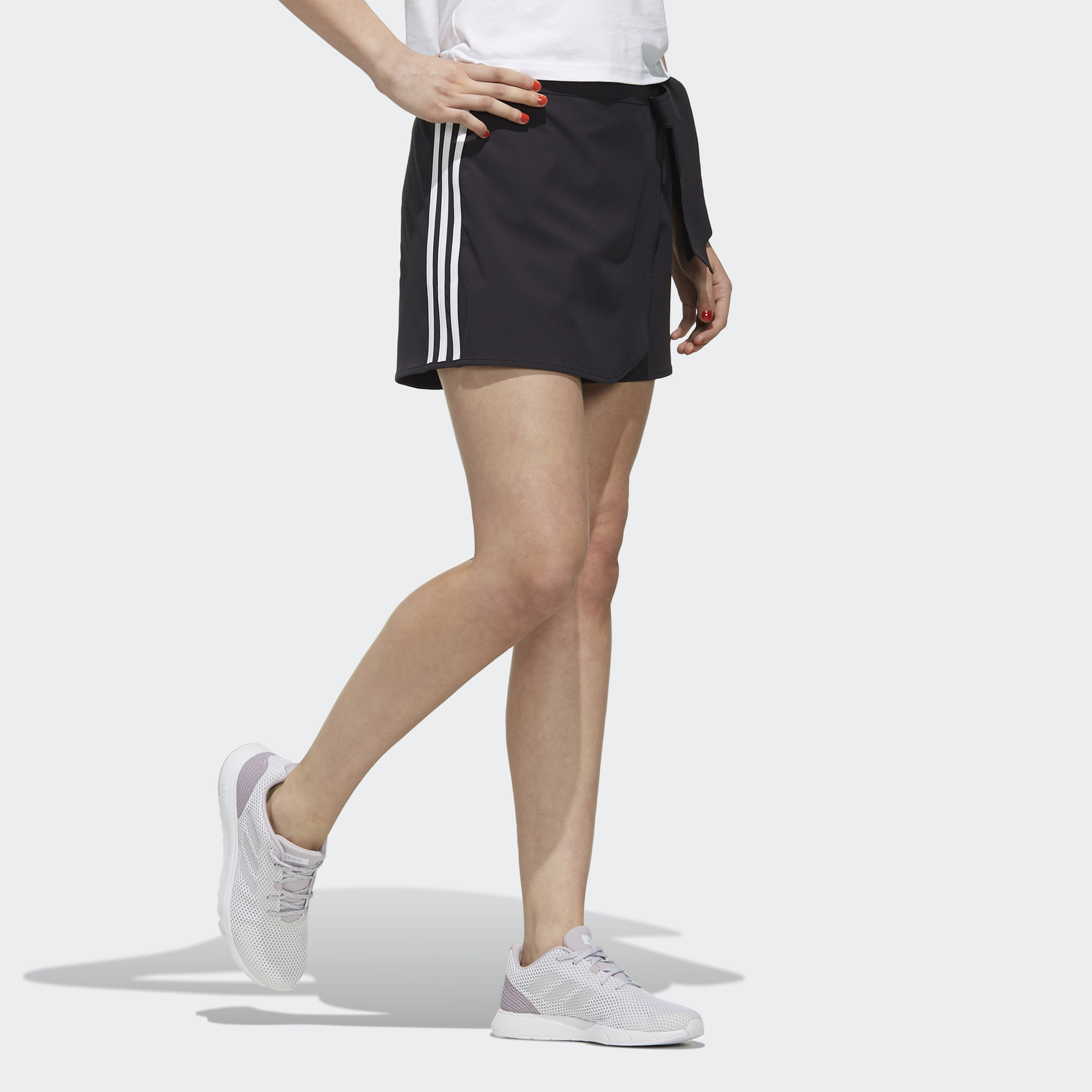 Женские шорты adidas neo (черные) — фото 3