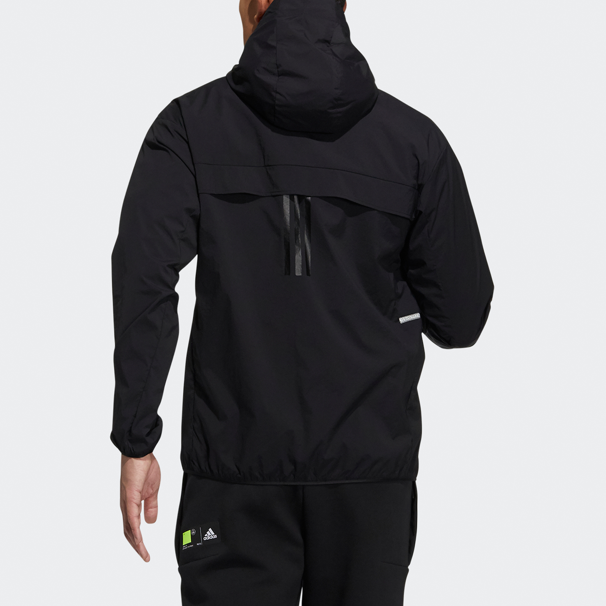 Мужская куртка adidas (черная) — фото 3