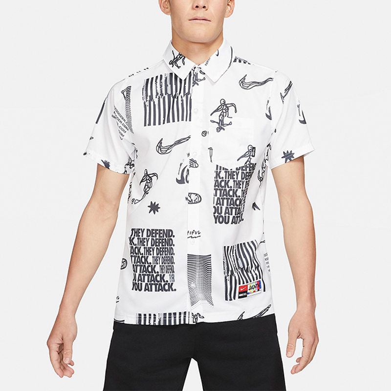 Мужская футболка Nike (белая) — фото 4