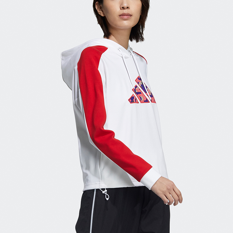 Женская худи adidas Cny Sweat Hd (белый) — фото 3
