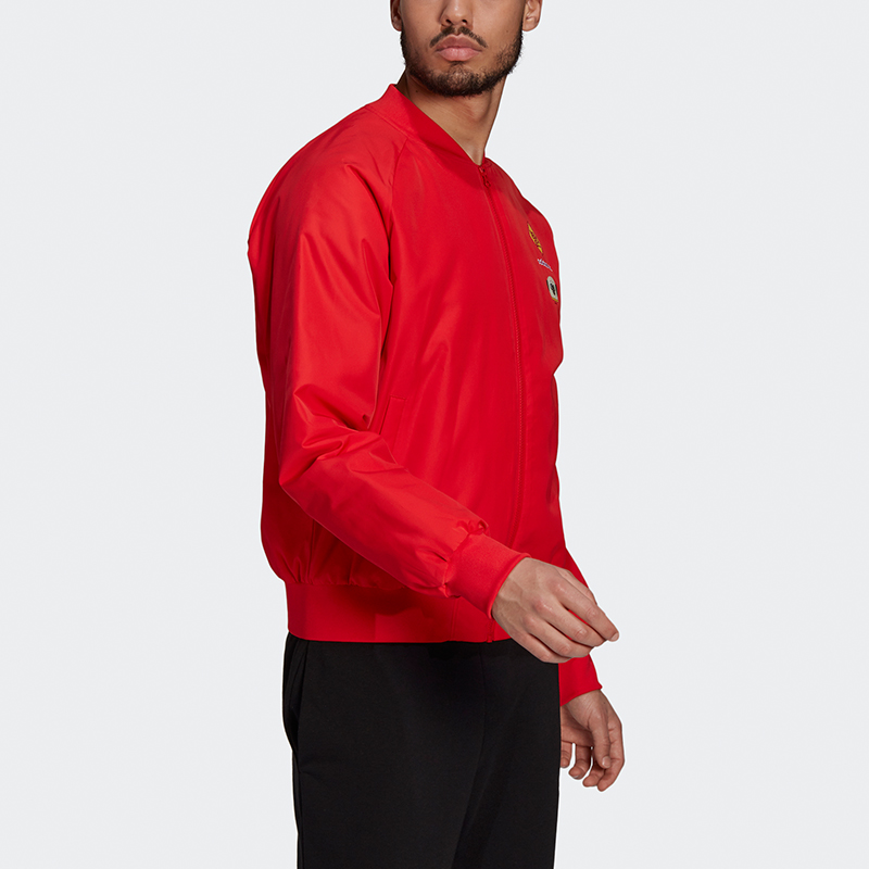 Мужская куртка adidas neo CNY M Cny Ww Pd Jkt (красный) — фото 4