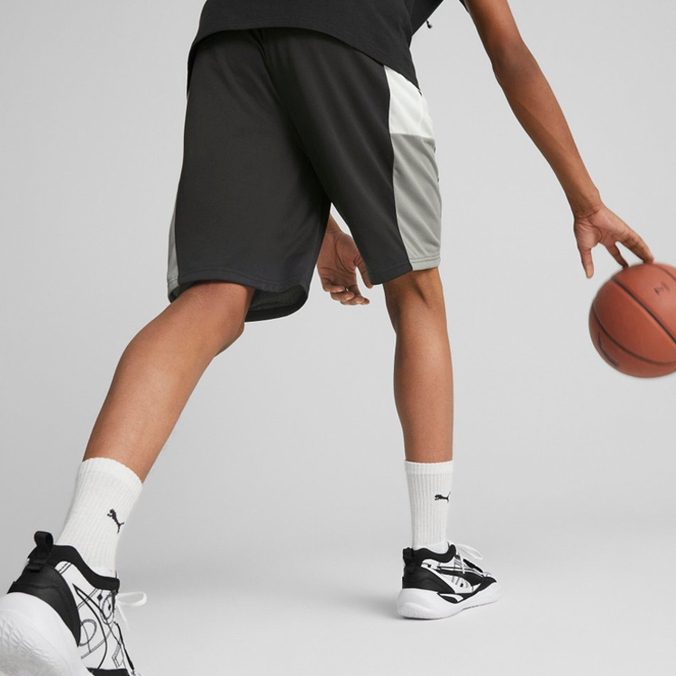 PUMA Sports Shorts Men’s Black Gray Color Moderate