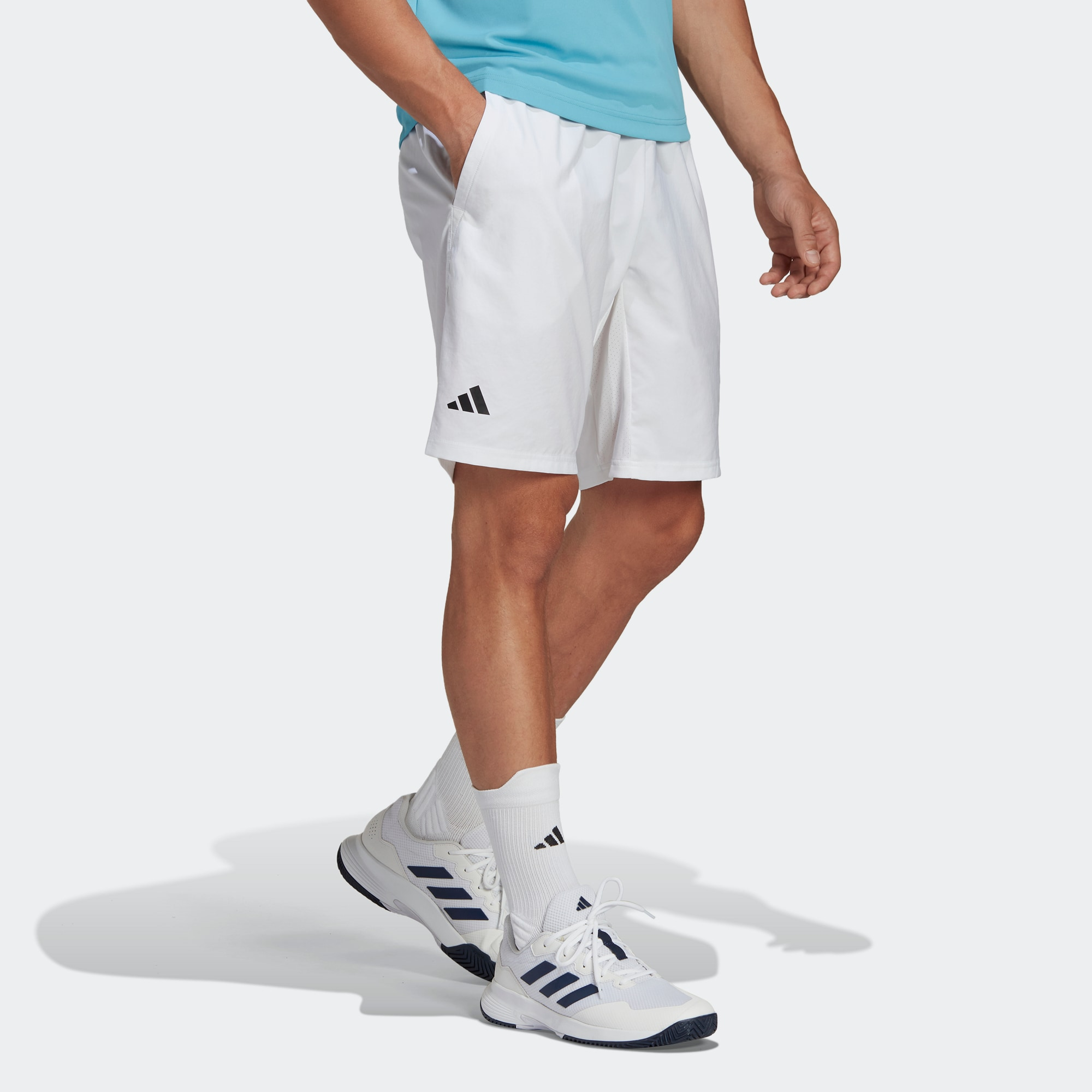 Adidas Free Shipping With AdiClub Club 3 Stripes Tennis Shorts