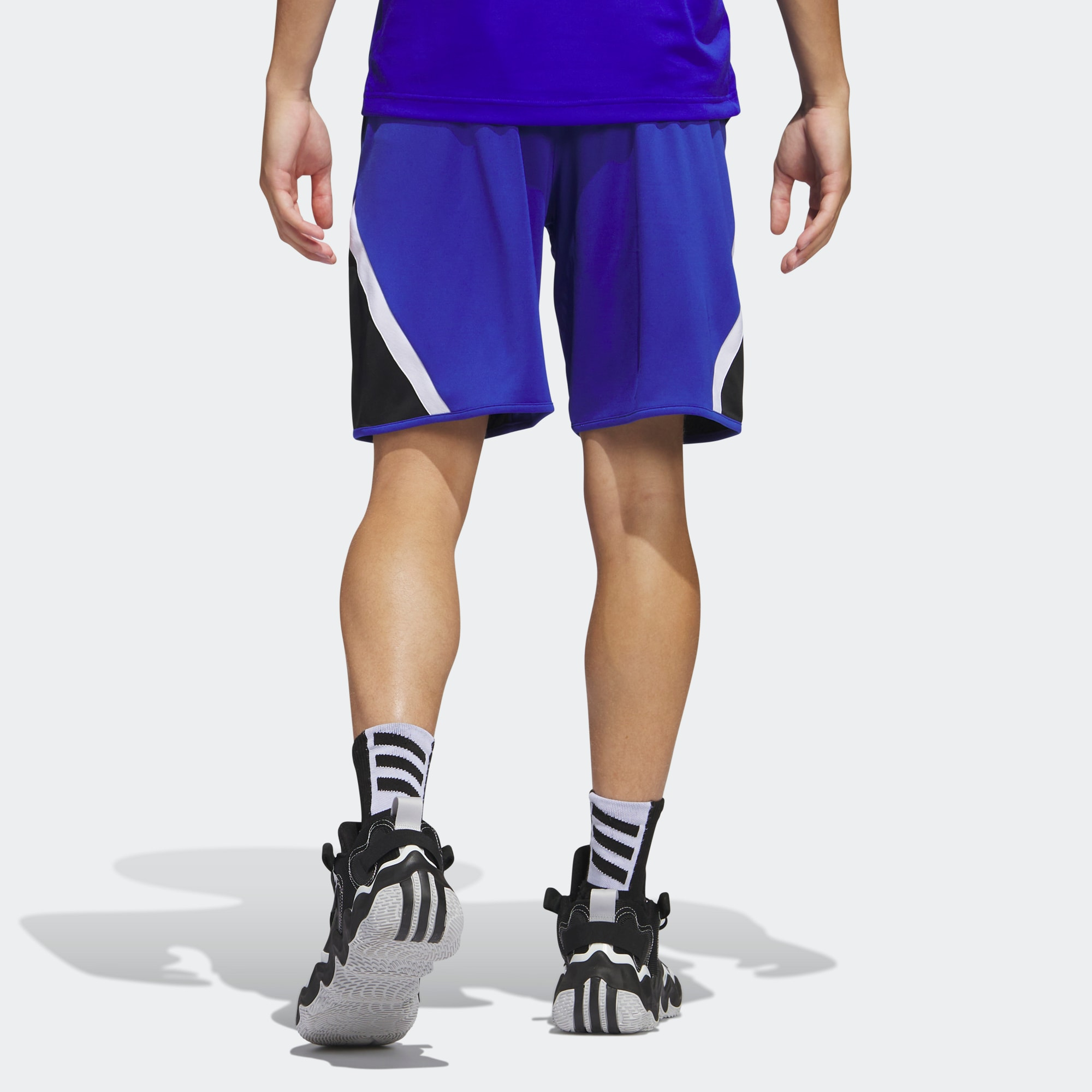 Adidas SS23 Basketball Shorts Men’s Semi Fluorescent Blue