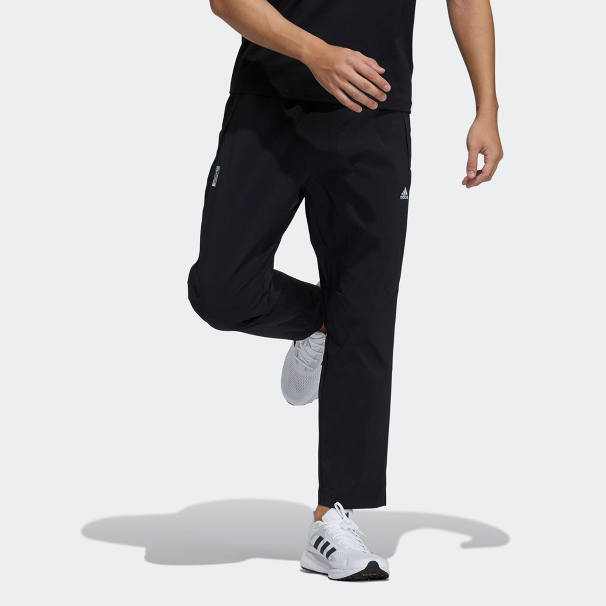 Мужские штаны adidas Wj Pnt Wv Lt (черные) — фото 3
