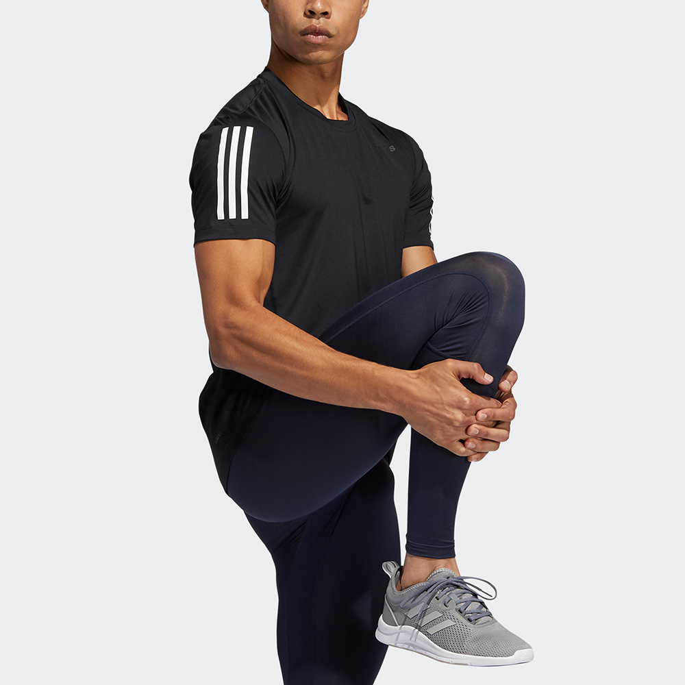 Мужская футболка adidas Tf Ss Ftd 3s (черная) — фото 3