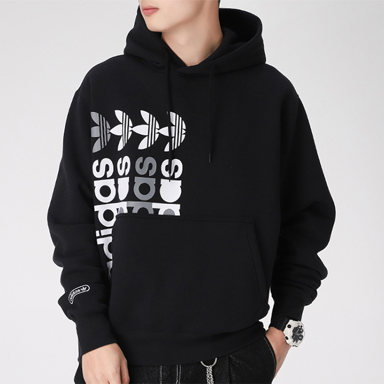 Мужское худи adidas originals Frm hoody (черное) — фото 2