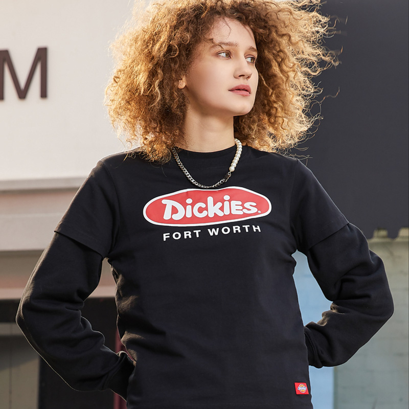 Женская футболка Dickies (черная) — фото 4