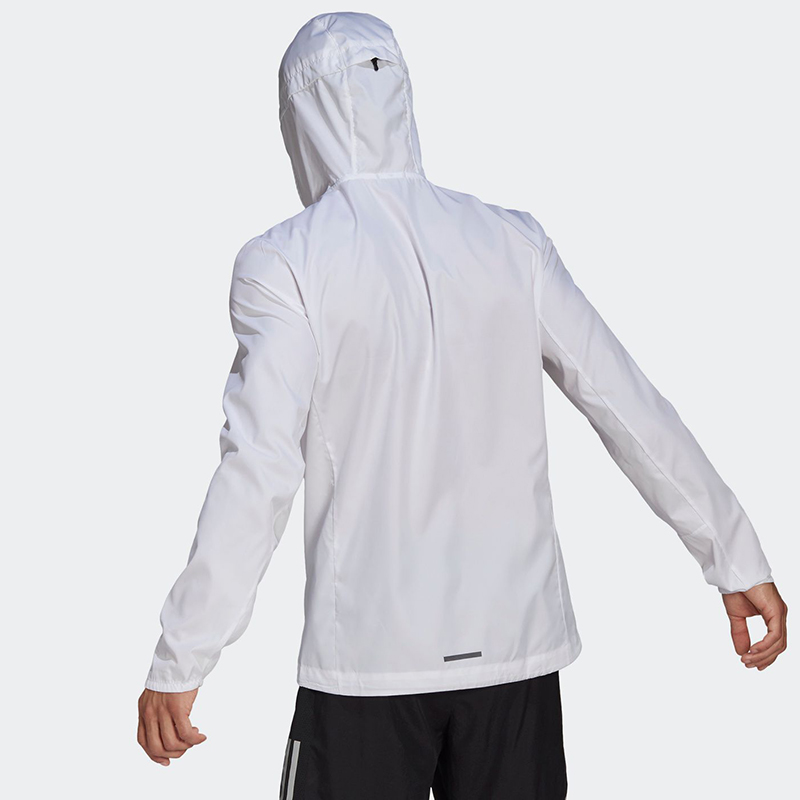 Мужская куртка adidas Own the Run Jkt (белая) — фото 4