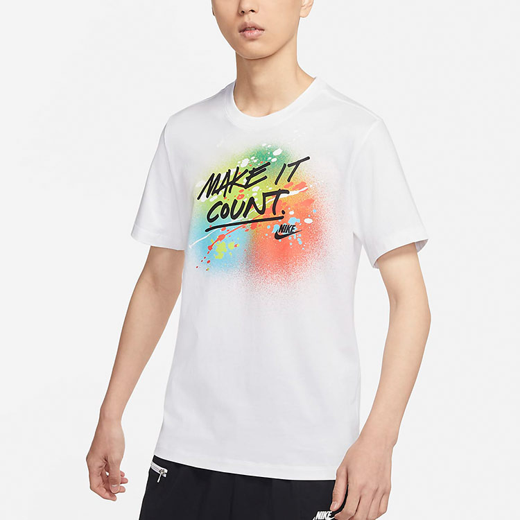 Мужская футболка Nike (белая) — фото 3