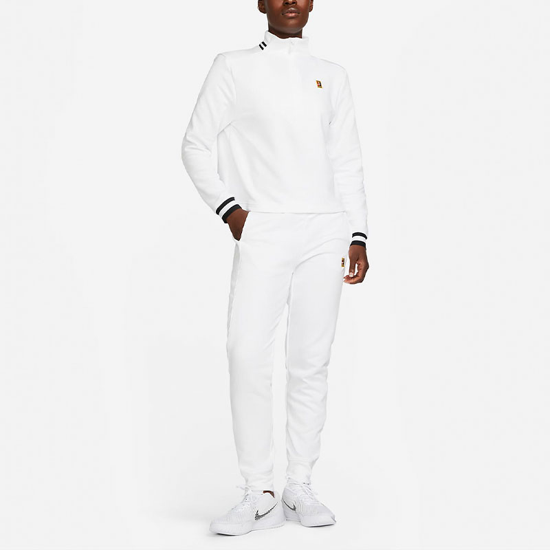 Nike Tennis Tops Women’s White Stand Collar Moderate