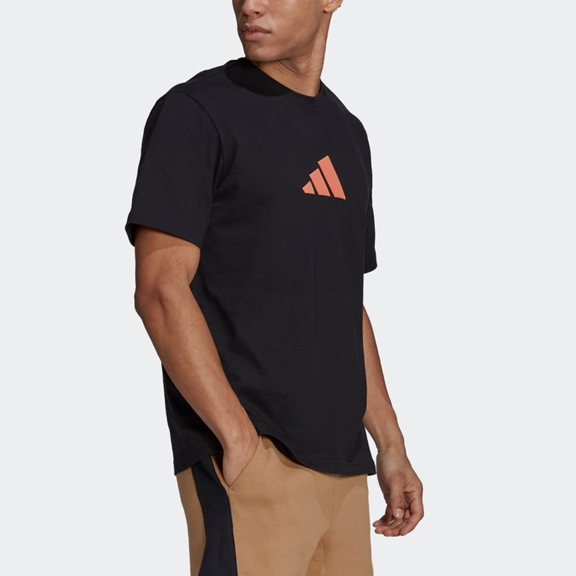 Футболка adidas (черная) — фото 3