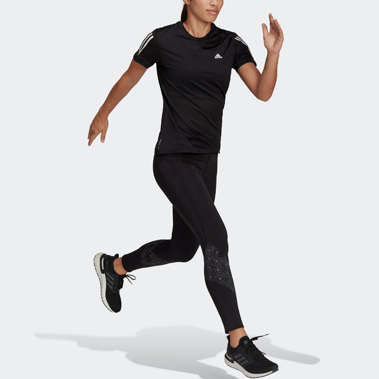 adidas Women’s Own The Run Cooler Tee Black