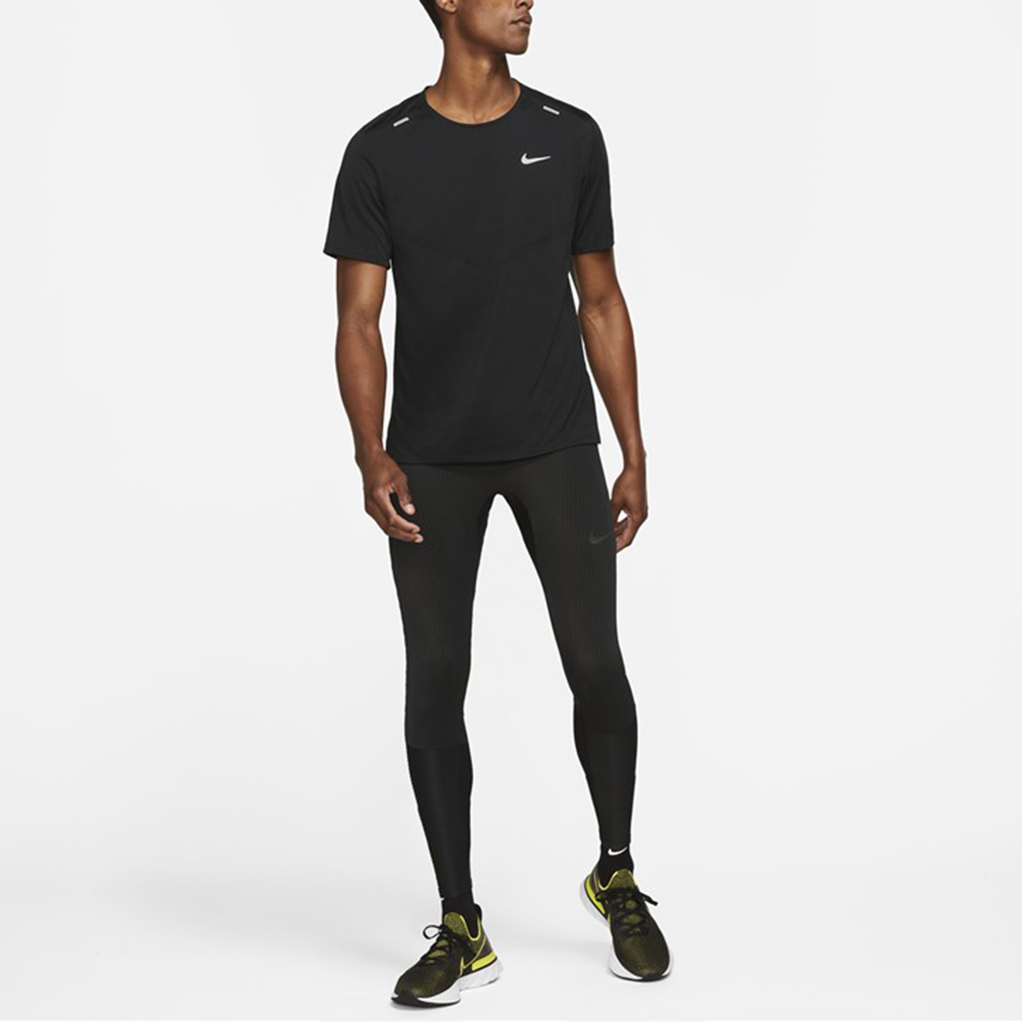 Nike Dri Fit Running T Shirt Men’s Black