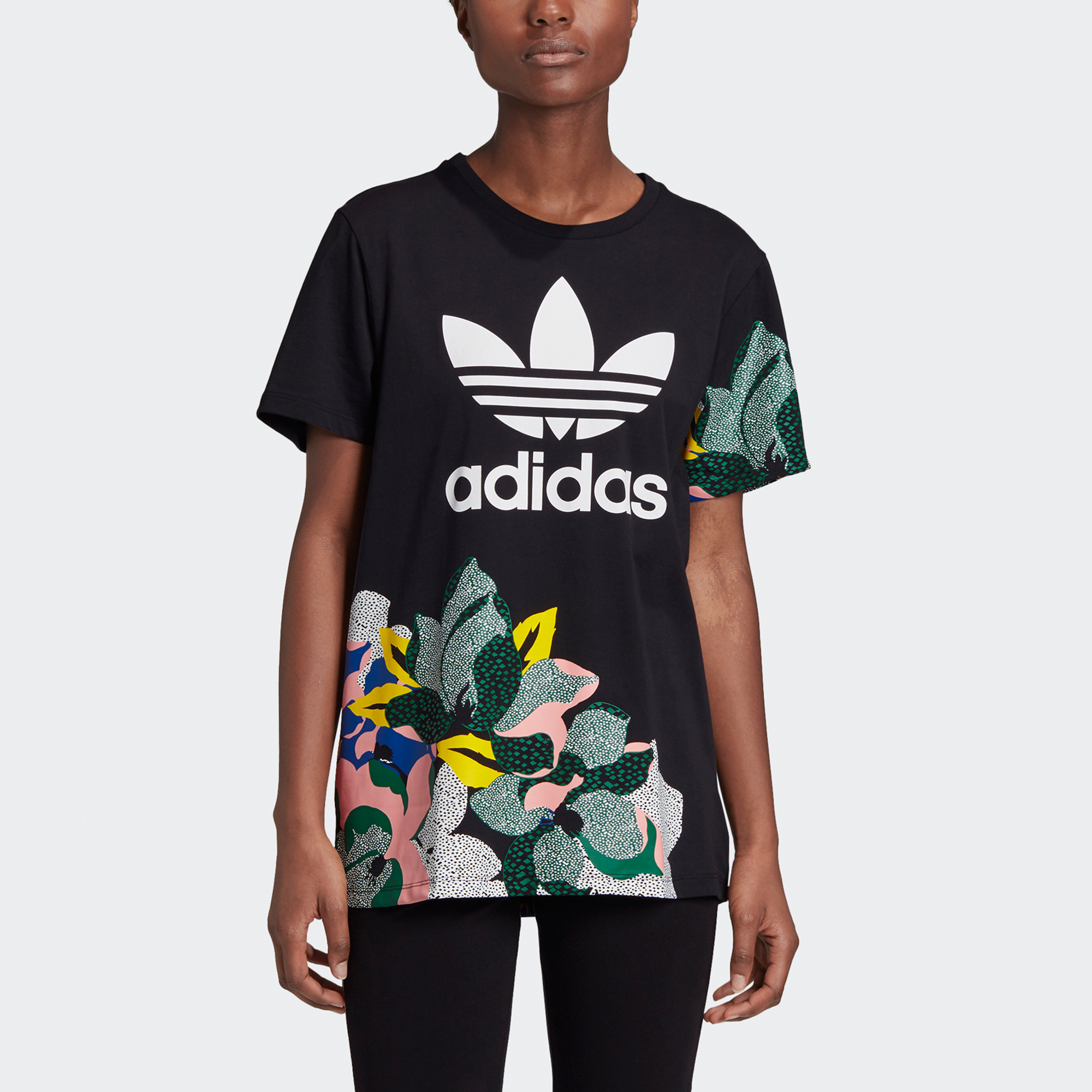 Женская футболка adidas originals Bf Tee (черная) — фото 3