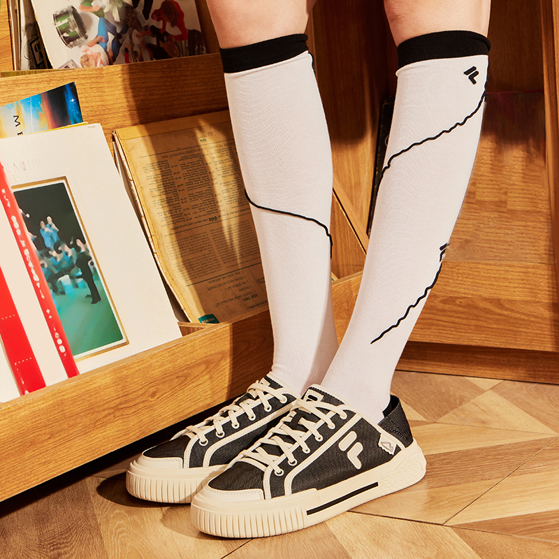 FILA FUSION Knee High Socks Women’s 1 Pack Standard White