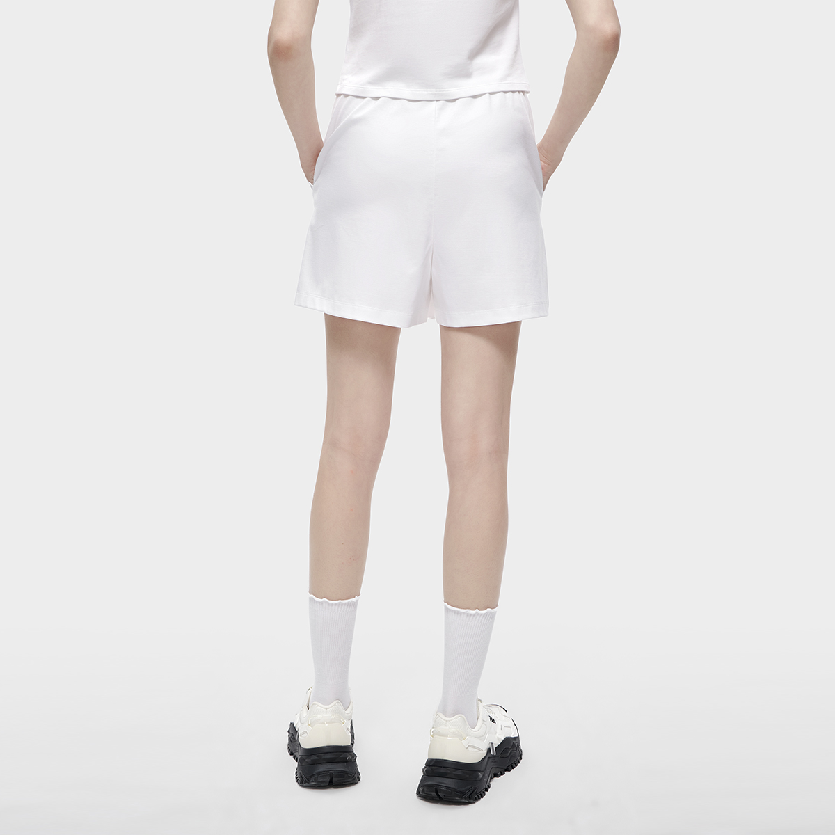 FILA FUSION BASEBALL Sports Shorts Women’s Standard White Moderate Woven Shorts