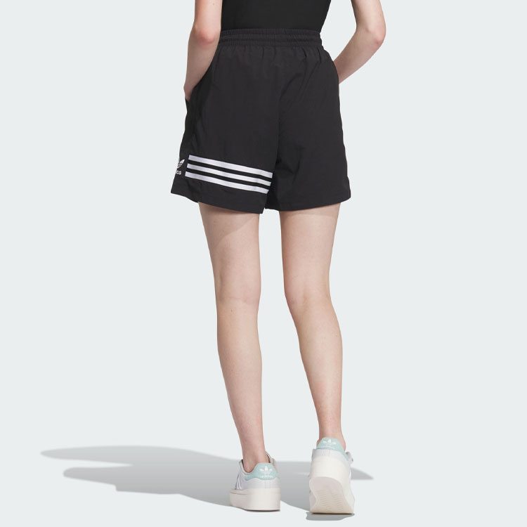 Adidas Originals Sports Shorts Women’s Black Moderate Wide Leg Pants