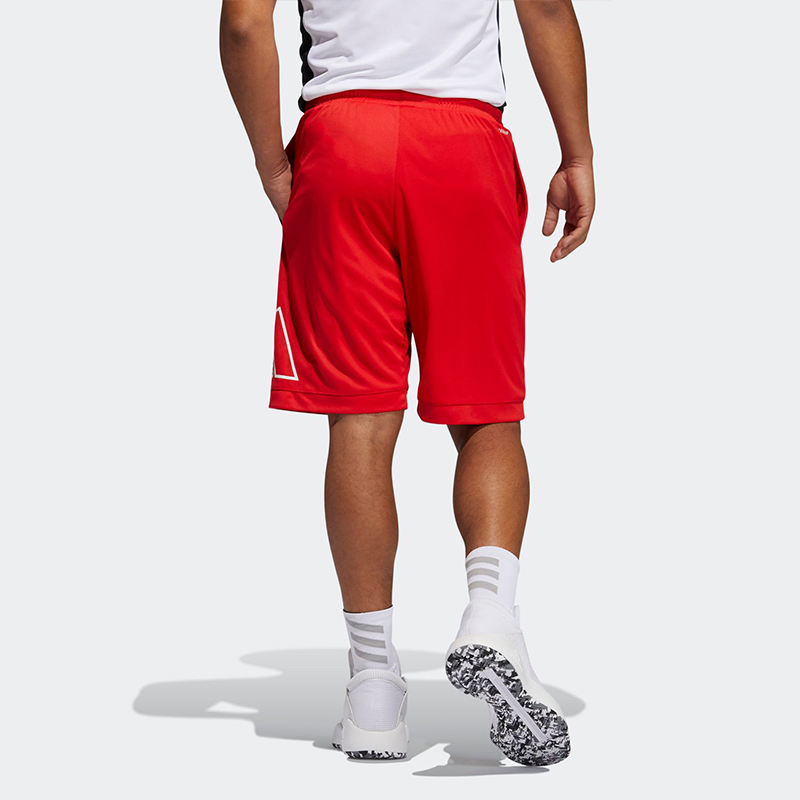 Мужские штаны adidas Big Logo Short Logo (красный) — фото 3