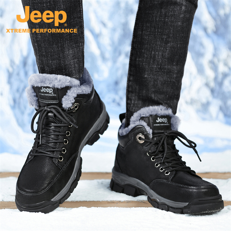 Jeep Snow Boots Men's Black