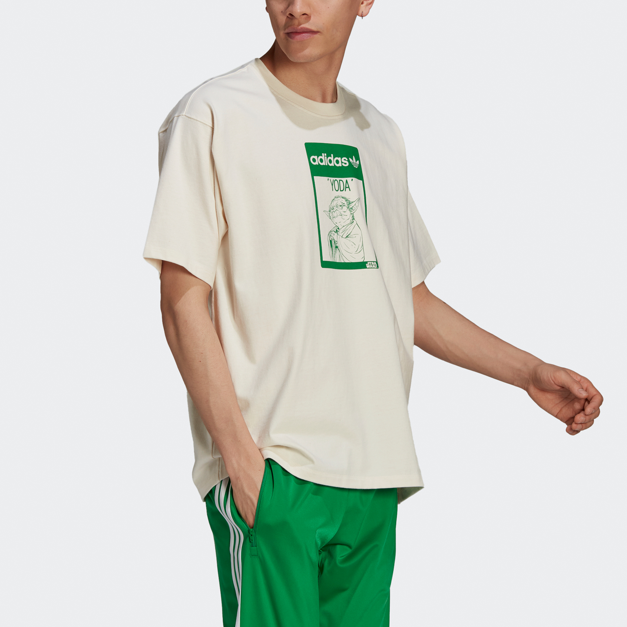 Футболка adidas originals (бежевая) — фото 5