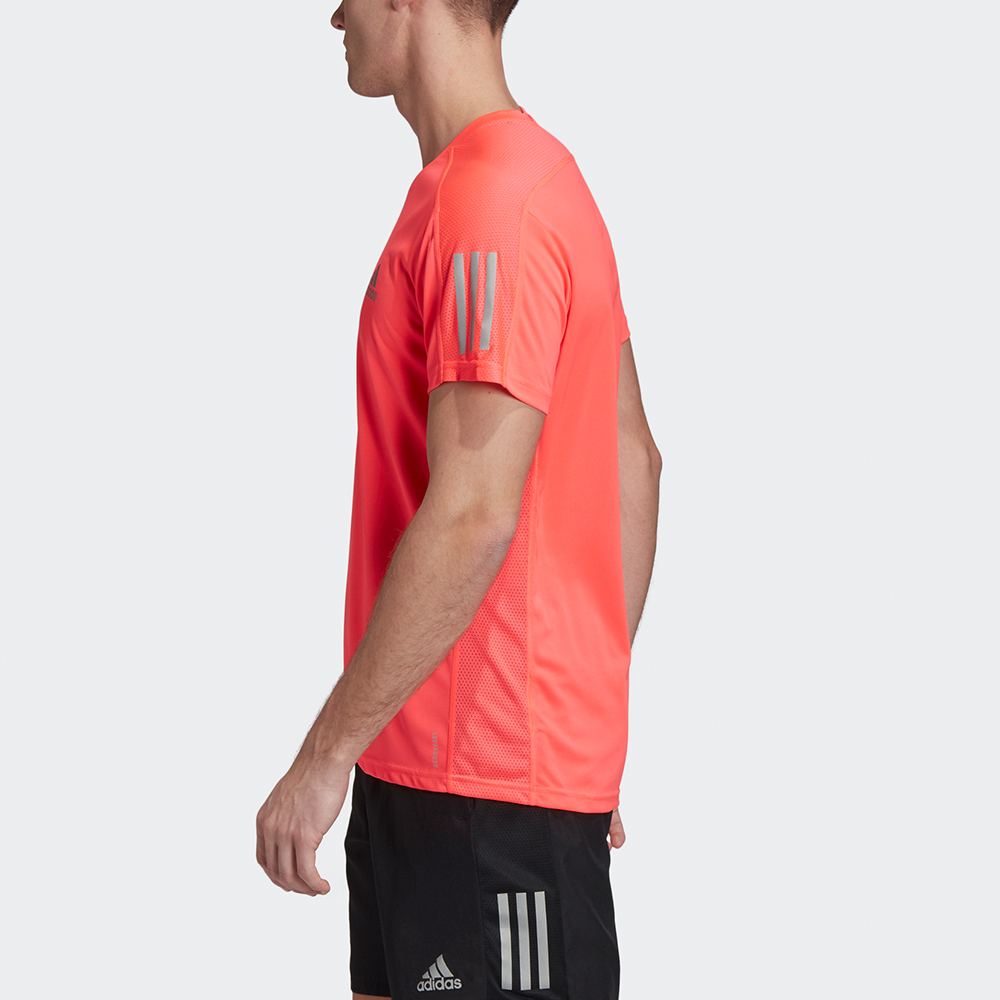 Мужская футболка adidas Own the Run Tee T (темно-розовая) — фото 5