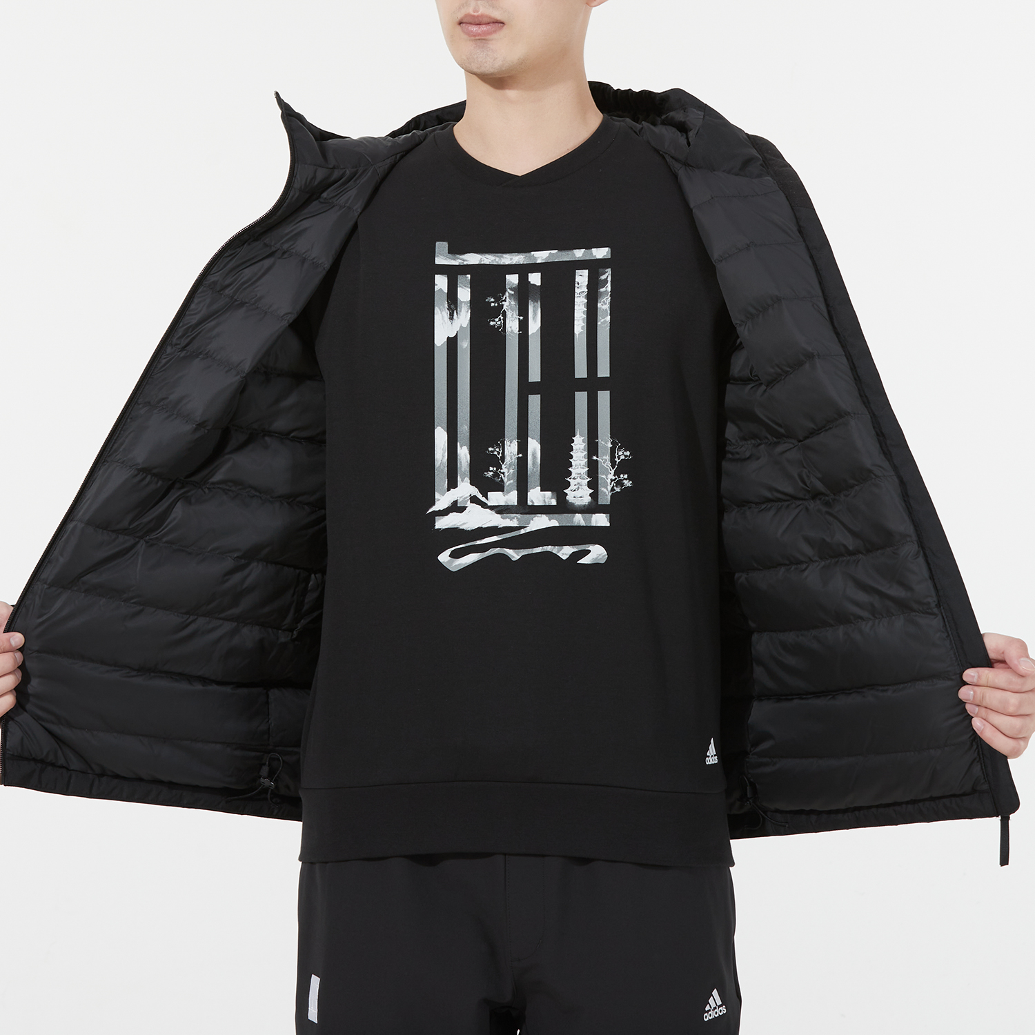 adidas 3st Down Jkt Logo   