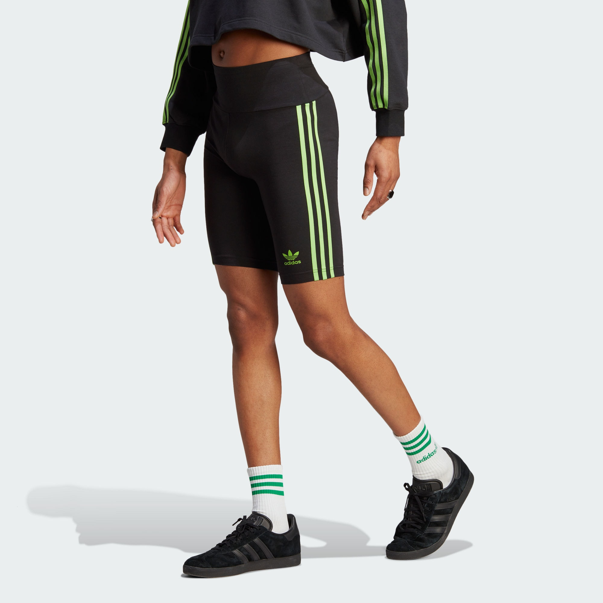 Adidas Originals Rich Mnisi Sports Shorts Women’s Black Moderate Tight Pants