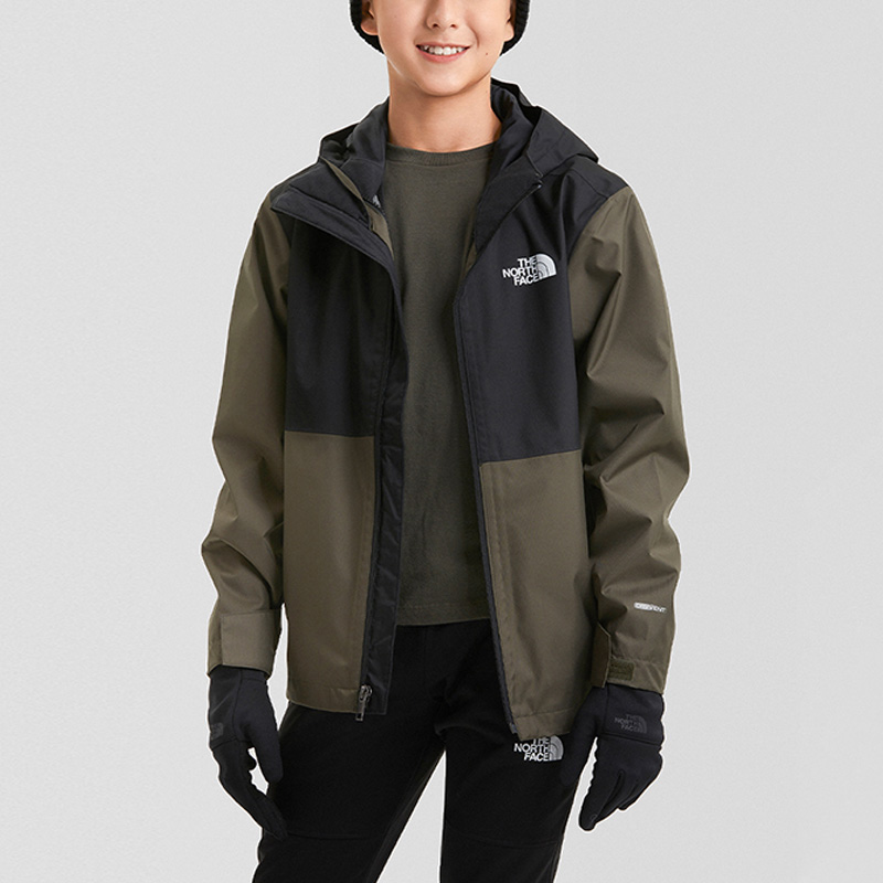 Мужская куртка The North Face (зеленая) — фото 4