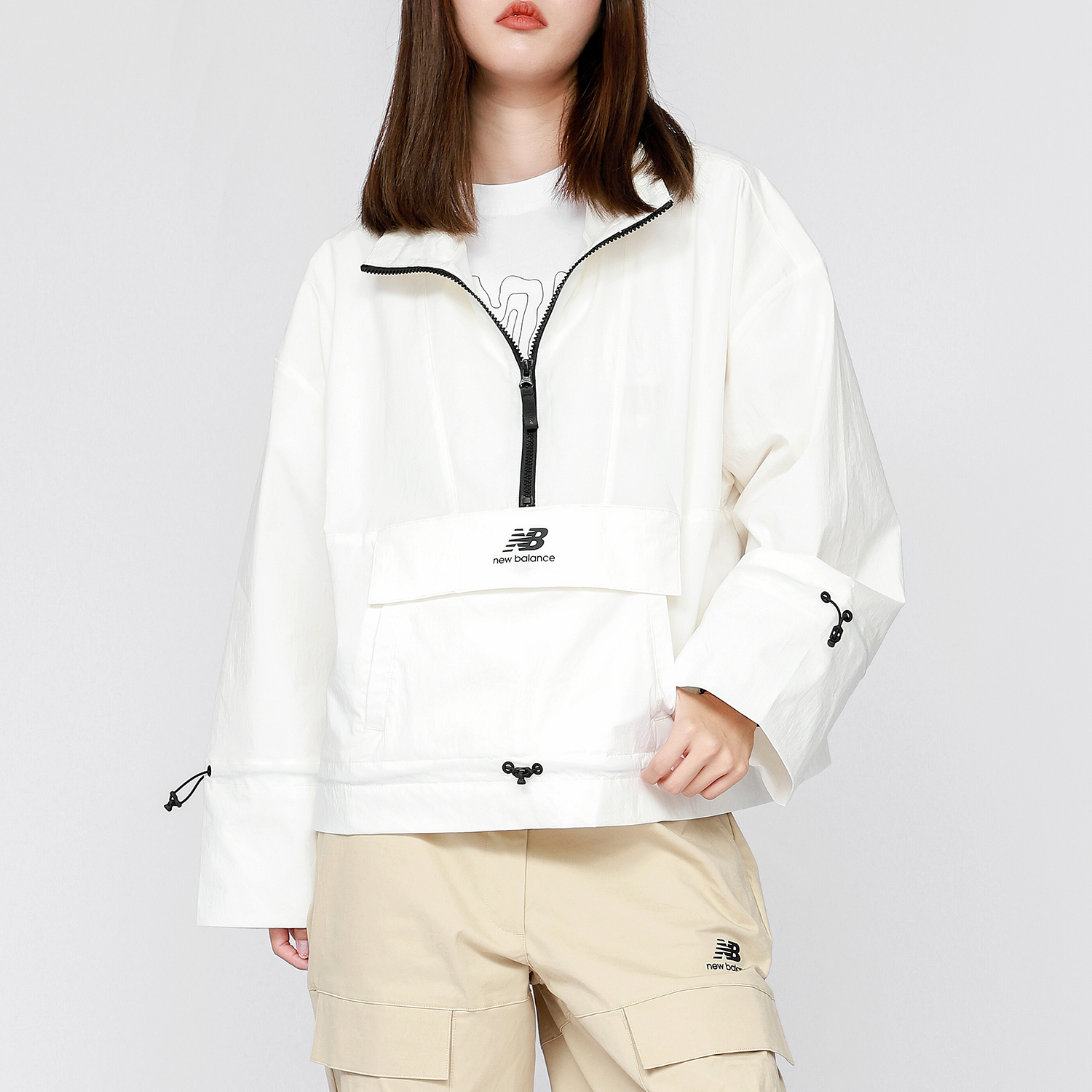 Куртка New Balance (белая) — фото 5