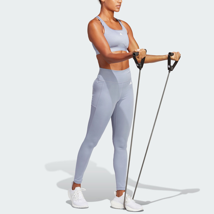 Adidas Sports Pants Women’s Silver Gray Violet