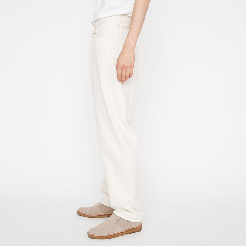 Джинсы nanamica Pockets Straight Denim Pants (синие) — Темно-синий — фото 11