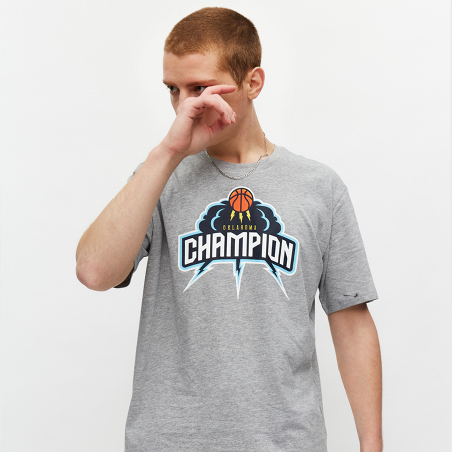 Футболка Champion Basketball Logo (белая) — фото 3