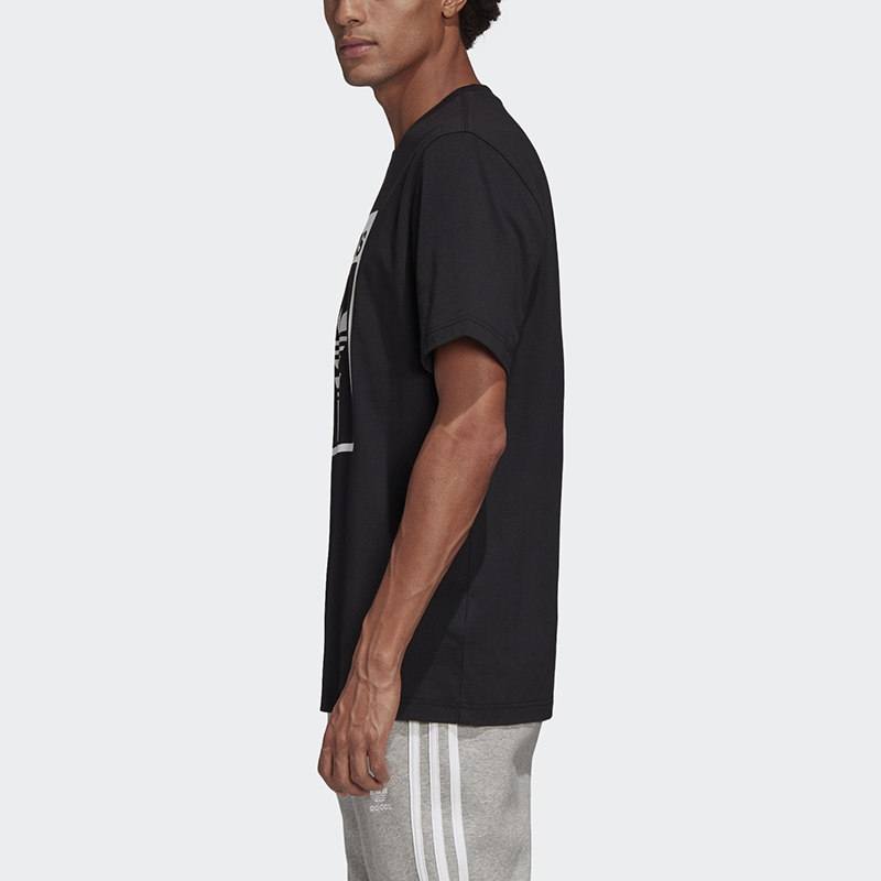 Мужская футболка adidas originals LogoT (черная) — фото 5