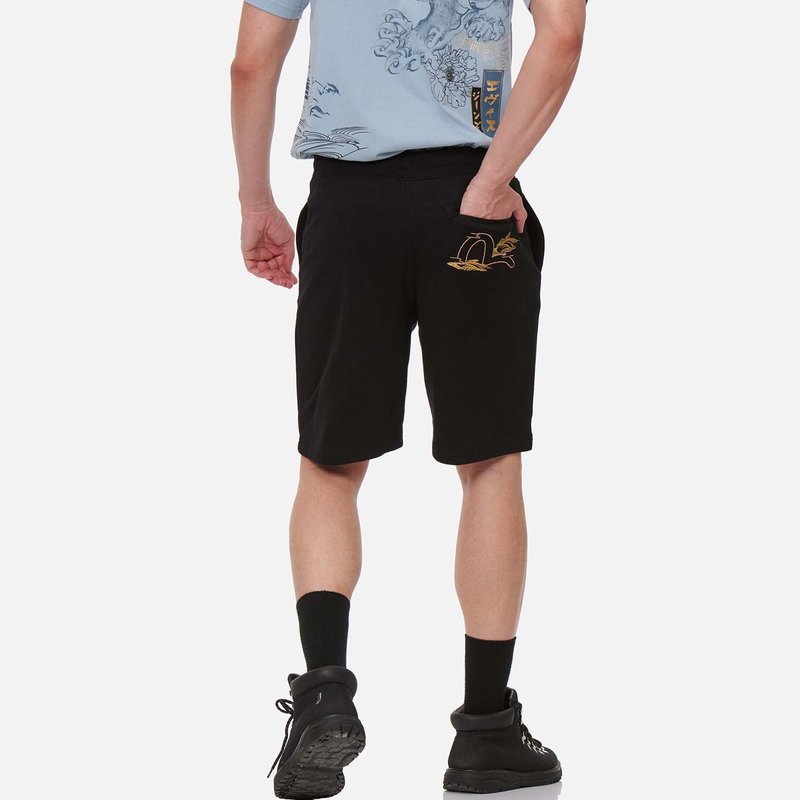EVISU FW23 Sports Shorts Men’s Black