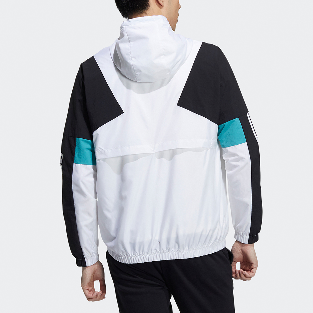 Мужская куртка adidas neo M Cs Cb Wb 2 (белая) — фото 3