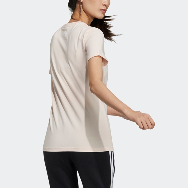 Женская футболка adidas Fi Tee Foil (розовый) — фото 2