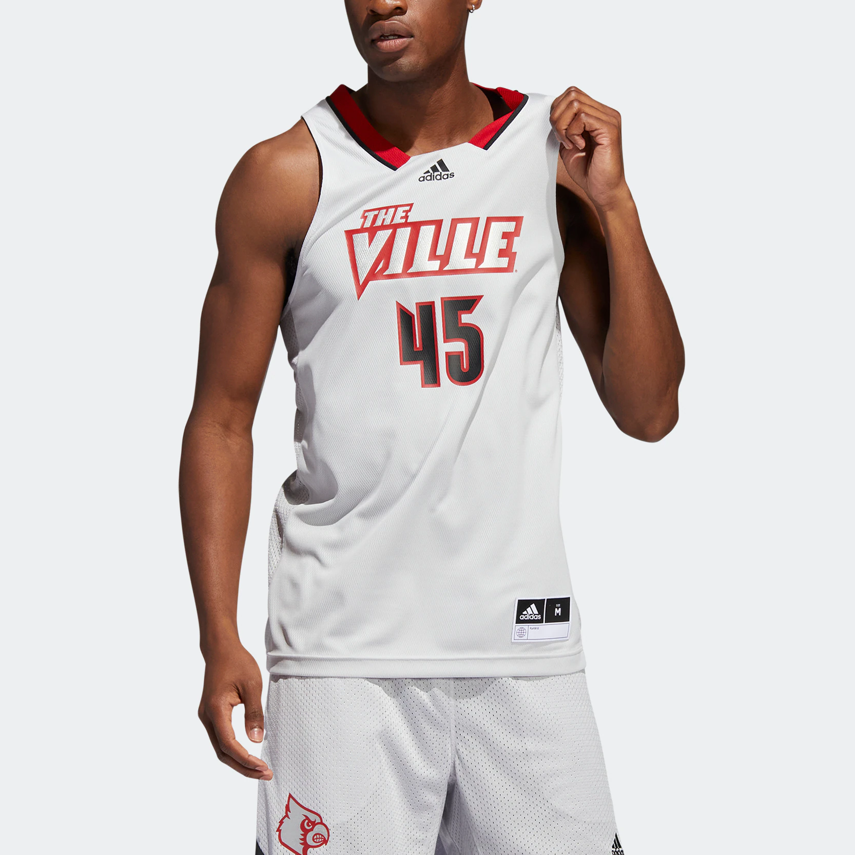 Adidas Basketball Jerseys Men’s White Thin Straight Fit