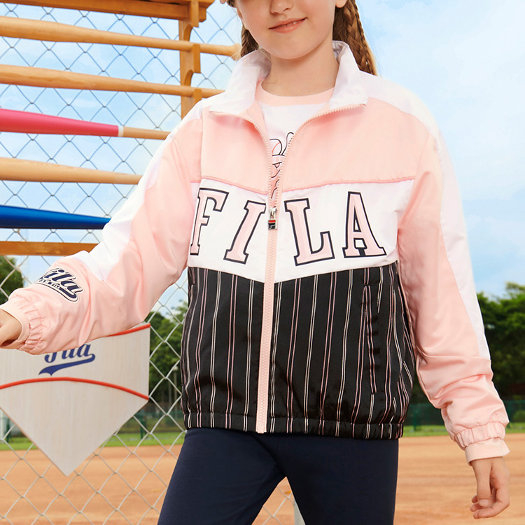 Куртка FILA KIDS Logo (розовый) — фото 4