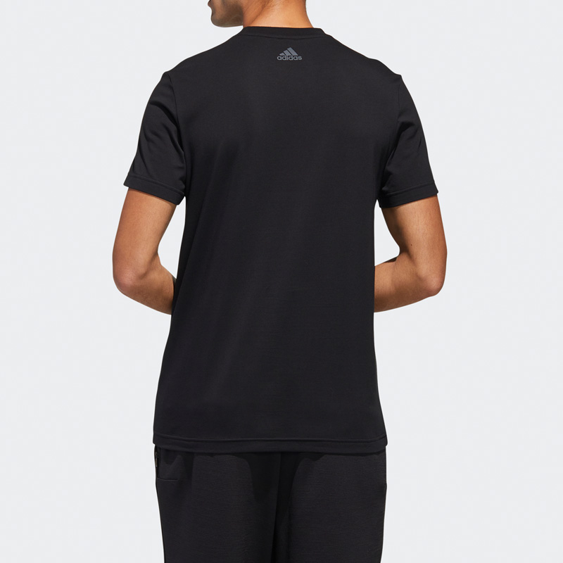 Мужская футболка adidas China Tee (черная) — фото 4