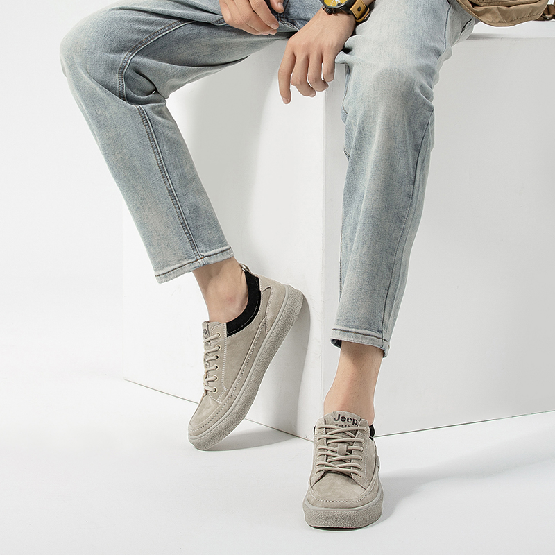 Jeep Casual Skate Shoes Men's Sand