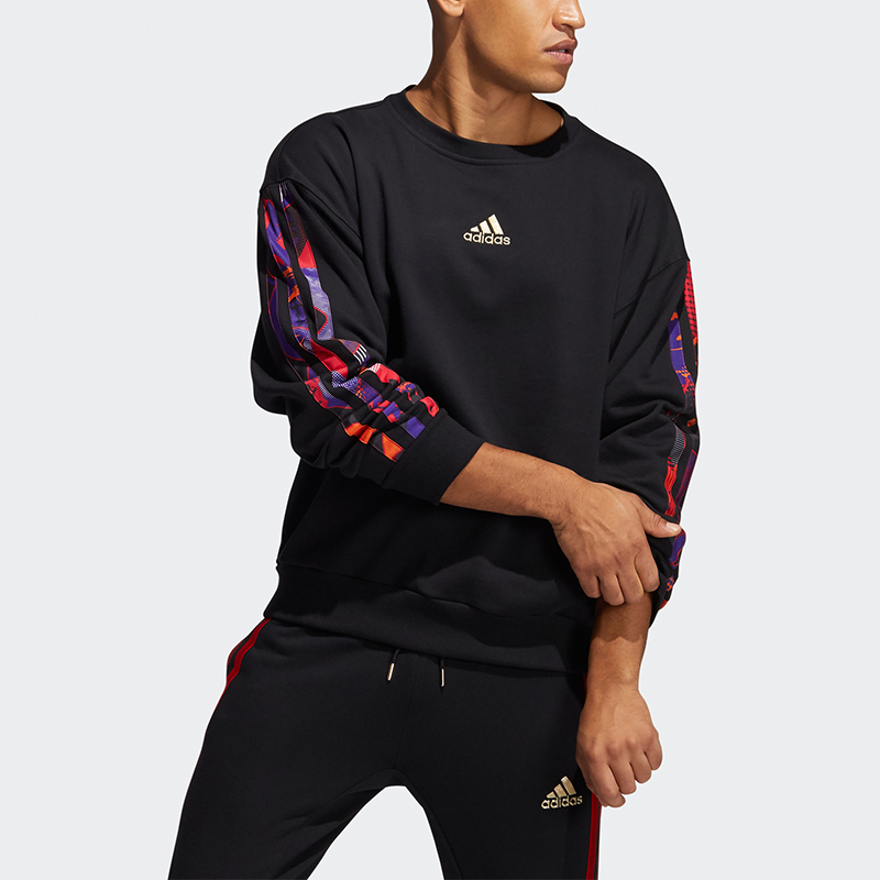 Мужской свитшот adidas (черный) — фото 3