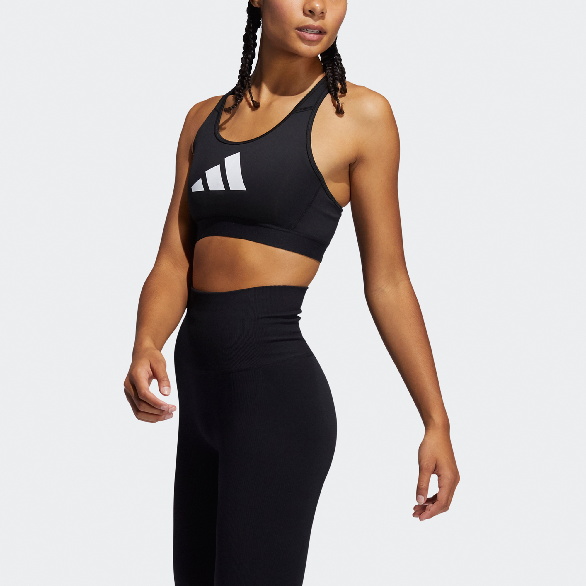 Adidas Sleeveless Sports Shirts Women’s Black Racerback