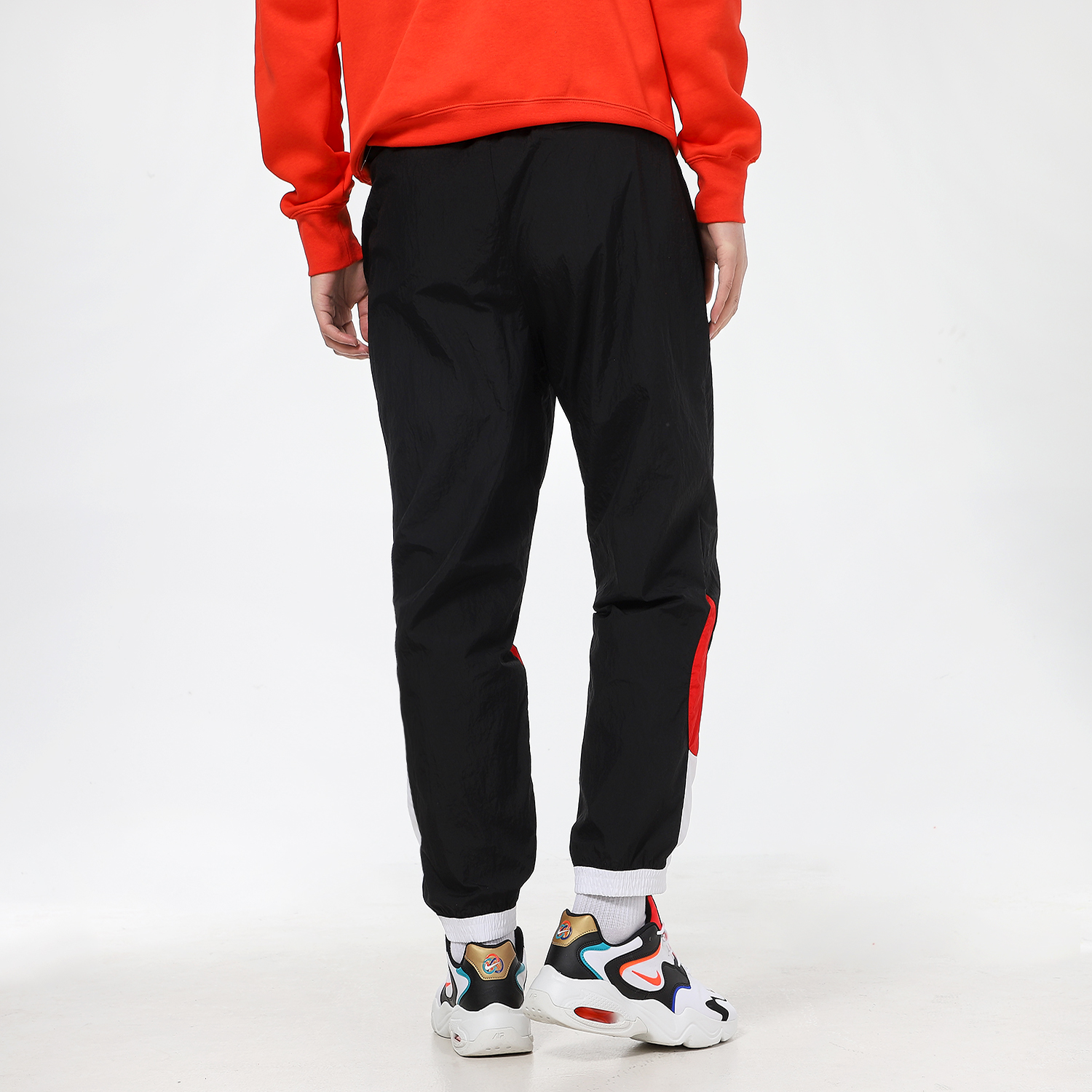 Мужские штаны Nike As M Nsw Hbr Pant Wvn Stmt (черно-белые) — фото 4