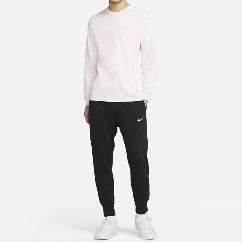 Мужские штаны Nike Sportswear Swoosh (черные) — фото 3