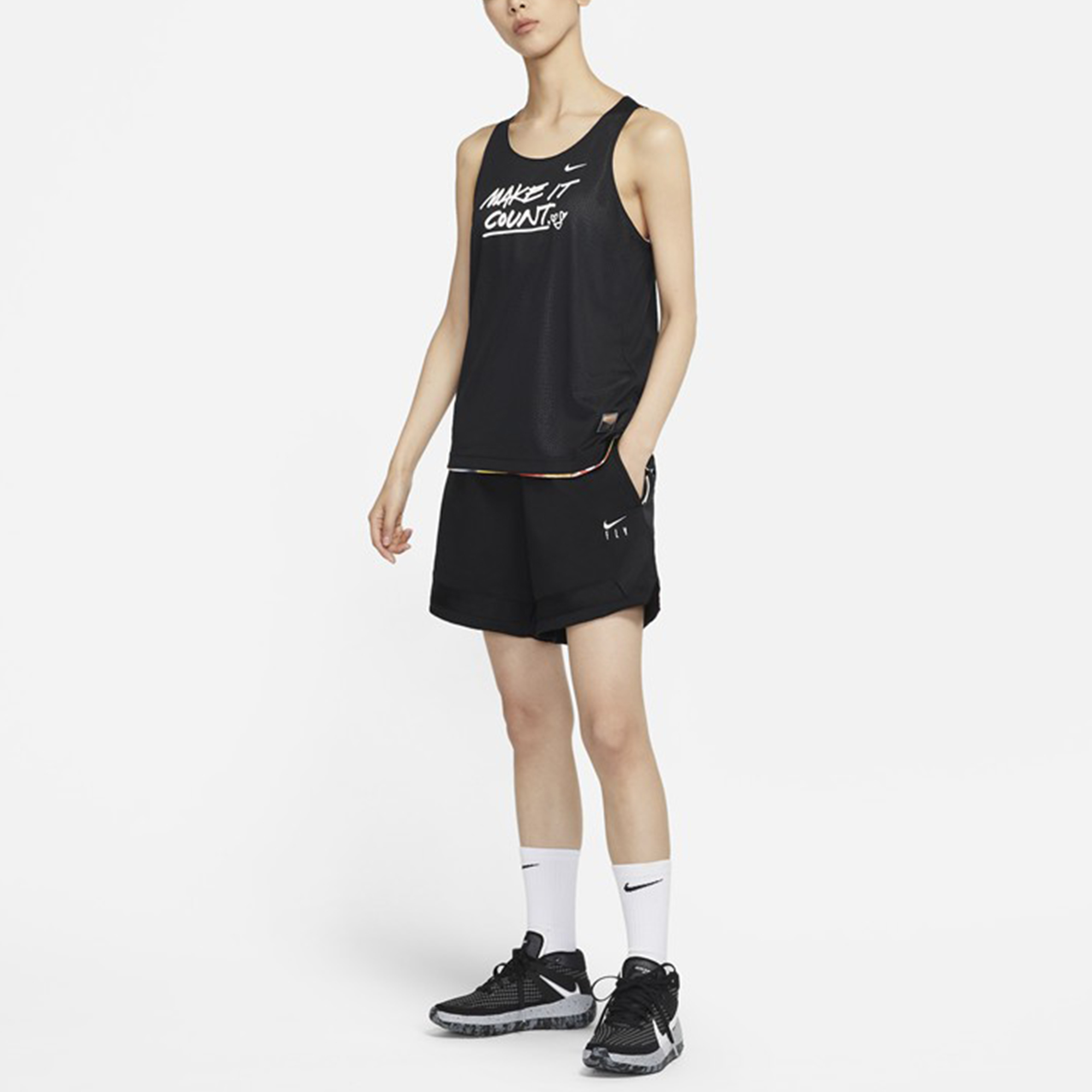 Женские шорты Nike (черные) — фото 6