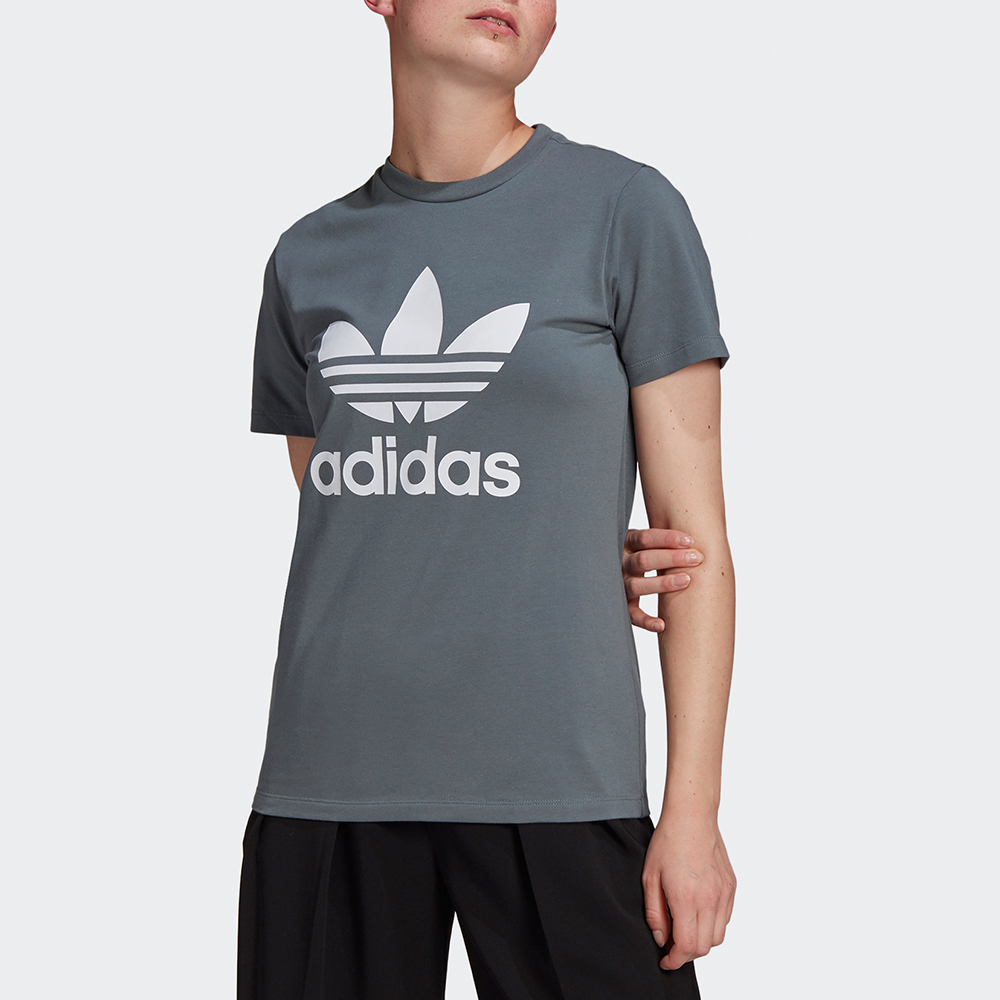 Женская футболка adidas Logo (темно-синяя) — фото 2
