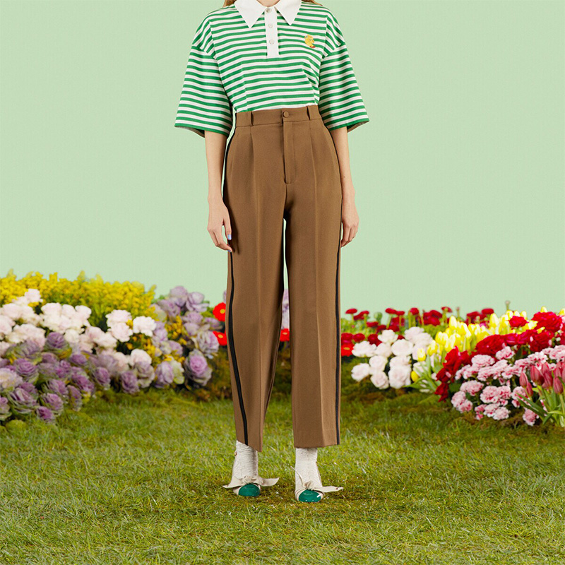Женские штаны Gucci SS23 (черные) — фото 5