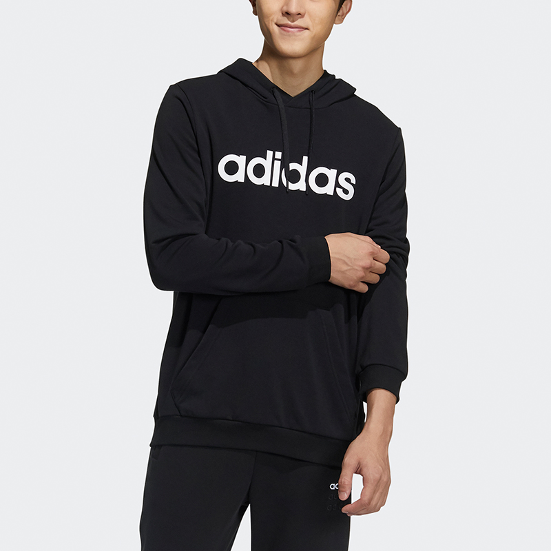 Мужское худи adidas neo M Ce Hoodie (черное) — фото 4