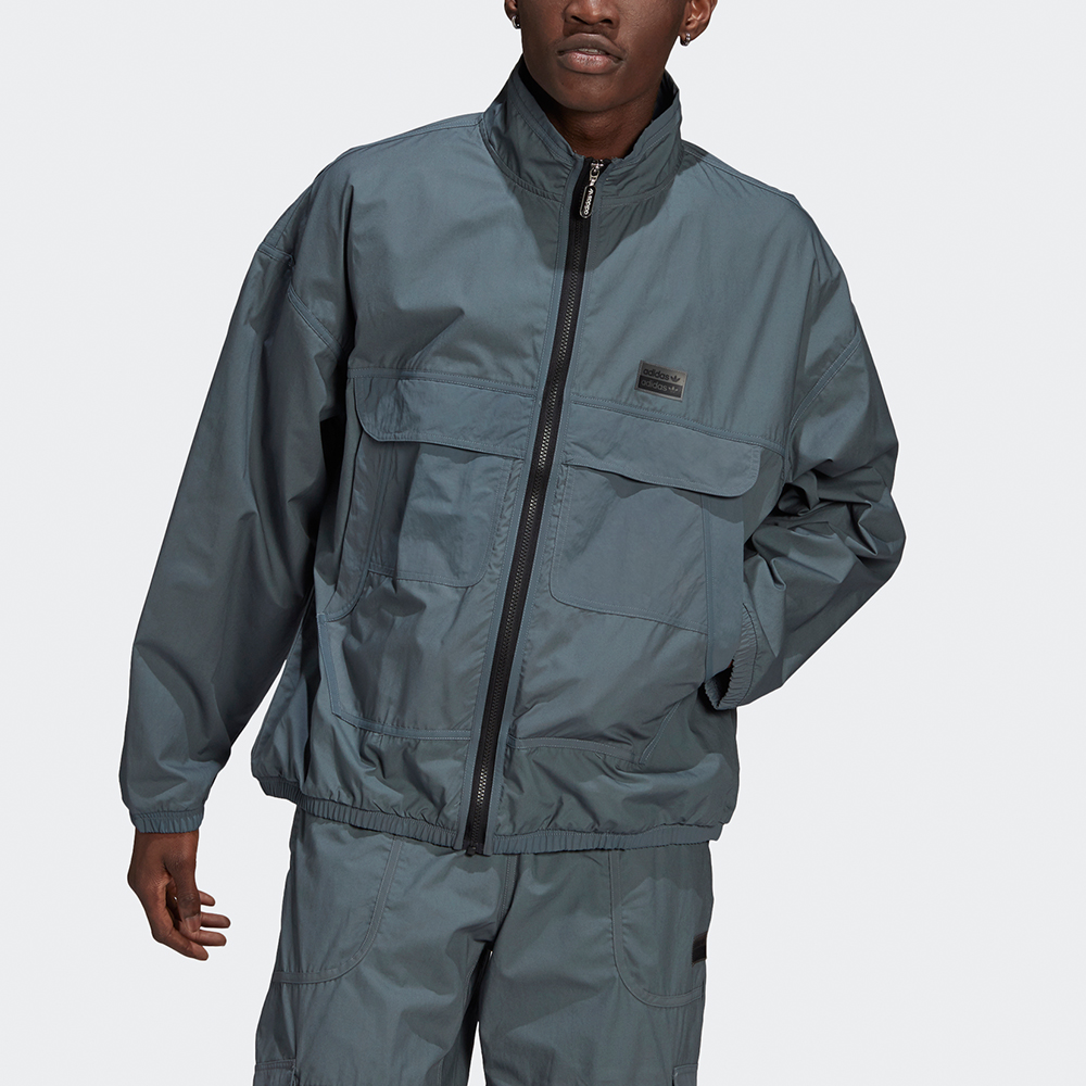 Мужская куртка adidas originals R.Y.V. TRACK Fashion TT (темно-синяя) — фото 2